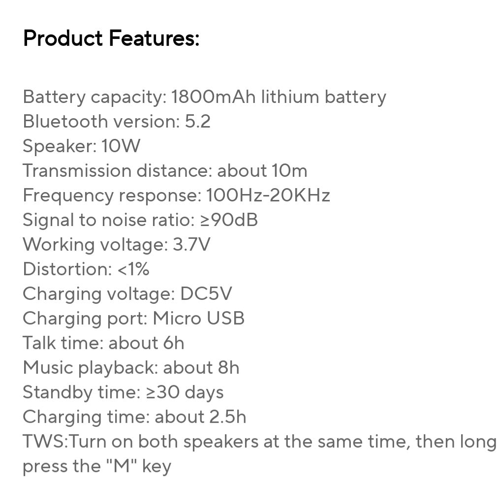 Zealot S51 Powerful Bluetooth Speaker Bass Wireless Speakers Subwoofer Waterproof Soundbox Support TF, TWS, USB Flash Drive.