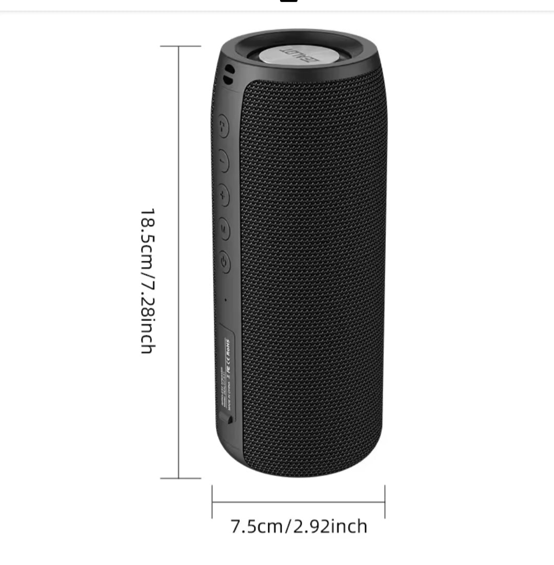Zealot S51 Powerful Bluetooth Speaker Bass Wireless Speakers Subwoofer Waterproof Soundbox Support TF, TWS, USB Flash Drive.
