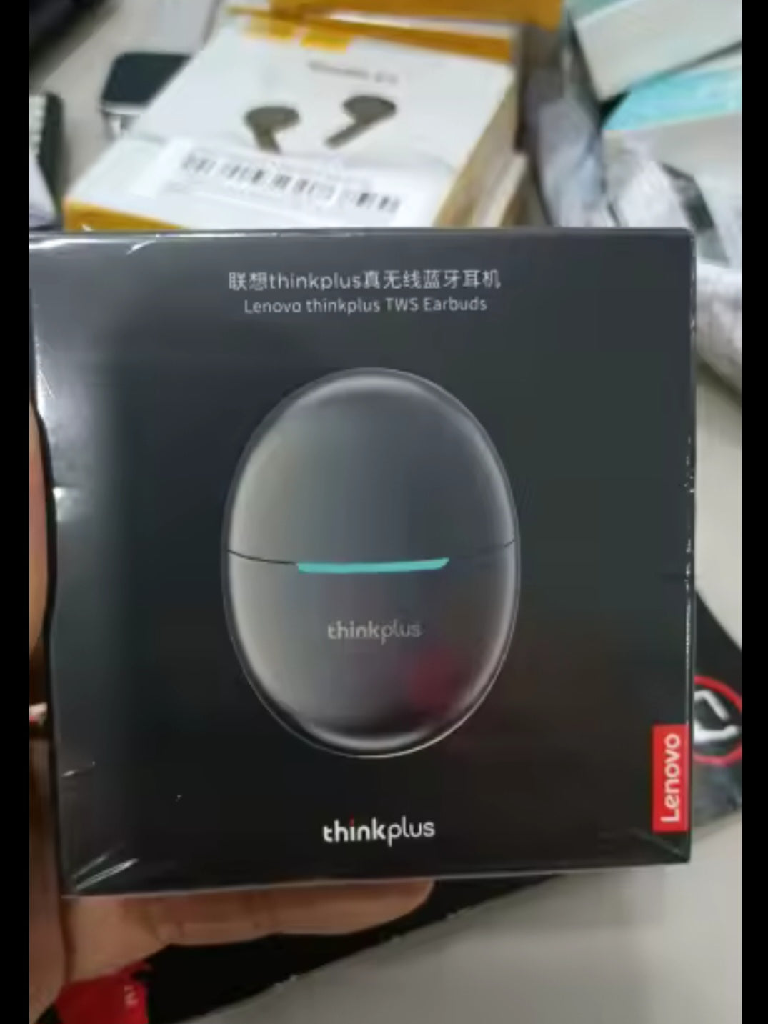 2025 Lenovo LP48 TWS Wireless  Bluetooth Headset Half in Ear Noise reduction.