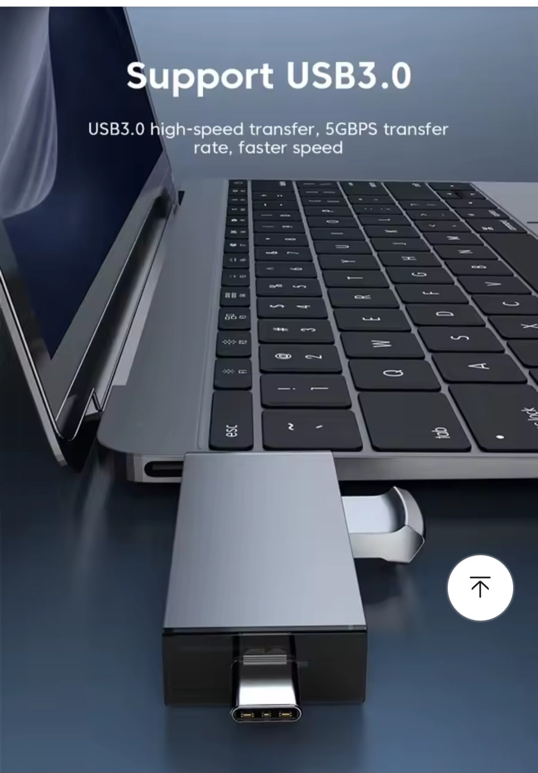 7 in 1 Multifunctional USB 3.0 Card Reader Micro TF SD Card Memory Reader USB Flash Drive Type C Adapter OTG