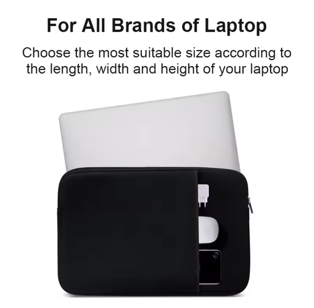 Laptop Bagcase For MacBookair Pro 13 14 15 Lenovo Asus Dell HP Notebook 13.3 Inch Protective Case Black Gray.