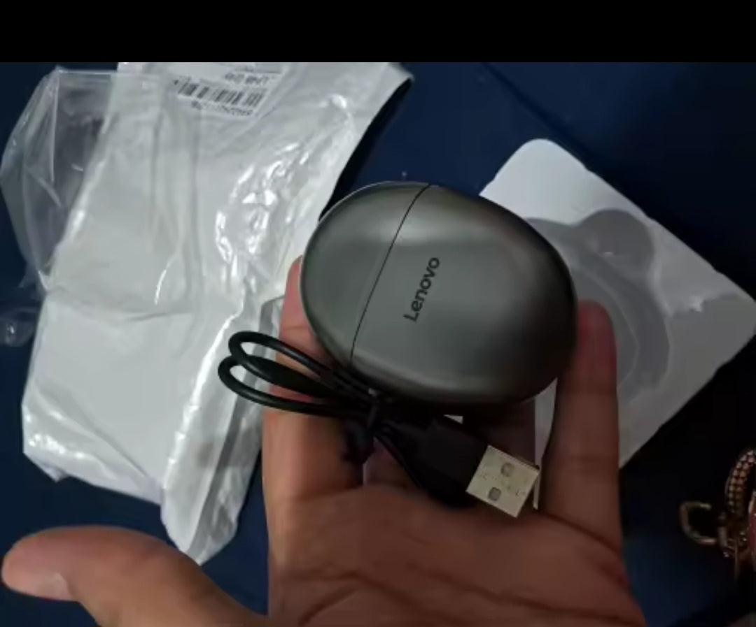 2025 Lenovo LP48 TWS Wireless  Bluetooth Headset Half in Ear Noise reduction.