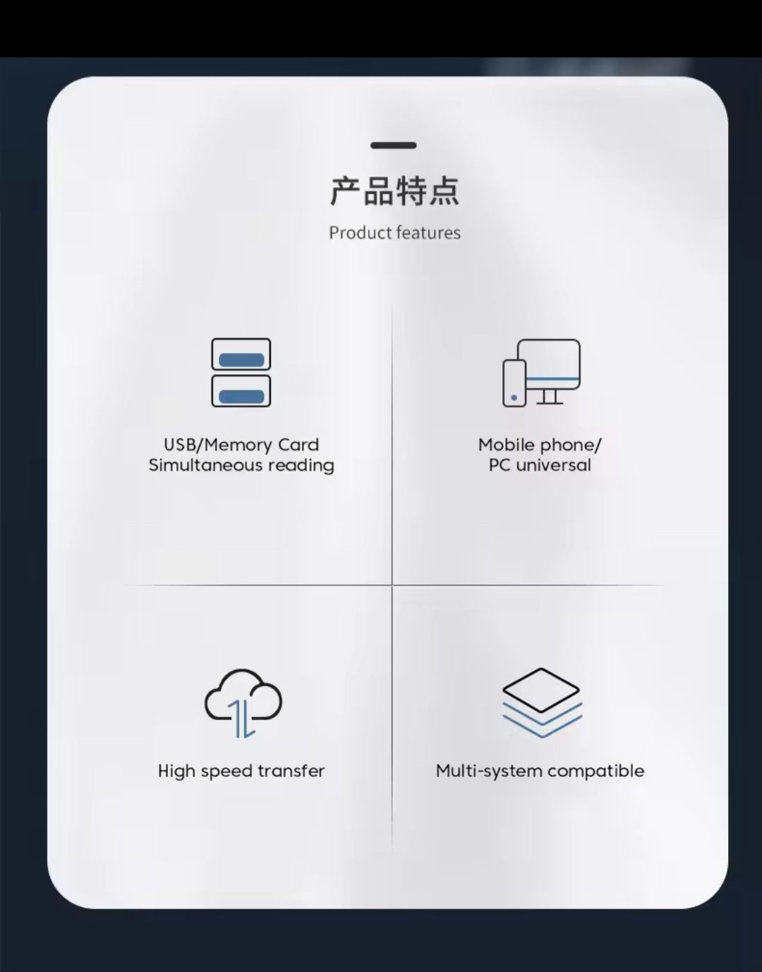 7 in 1 Multifunctional USB 3.0 Card Reader Micro TF SD Card Memory Reader USB Flash Drive Type C Adapter OTG