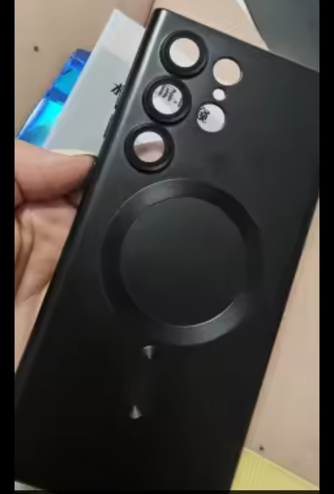 Luxury Wireless charging soft silicone for Magsafe case For Samsung Galaxy S25, S24, S23 Ultra Plus Matte Shockproof cover.