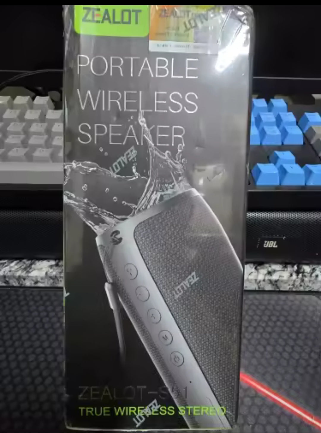 Zealot S51 Powerful Bluetooth Speaker Bass Wireless Speakers Subwoofer Waterproof Soundbox Support TF, TWS, USB Flash Drive.